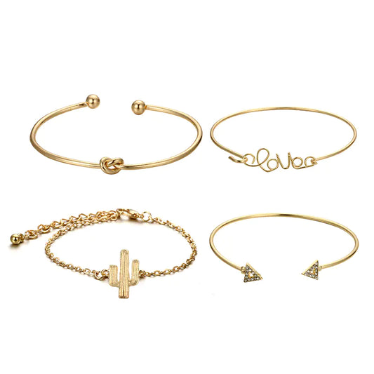 Charm Bracelet Set — Elegant Symbols of Meaning