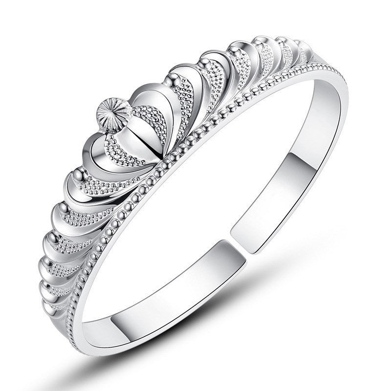 Regal Crown Open Bangle