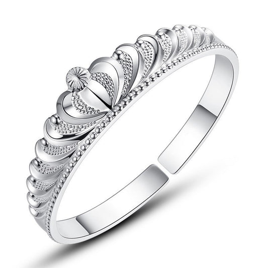 Regal Crown Open Bangle