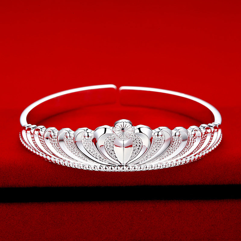 Regal Crown Open Bangle