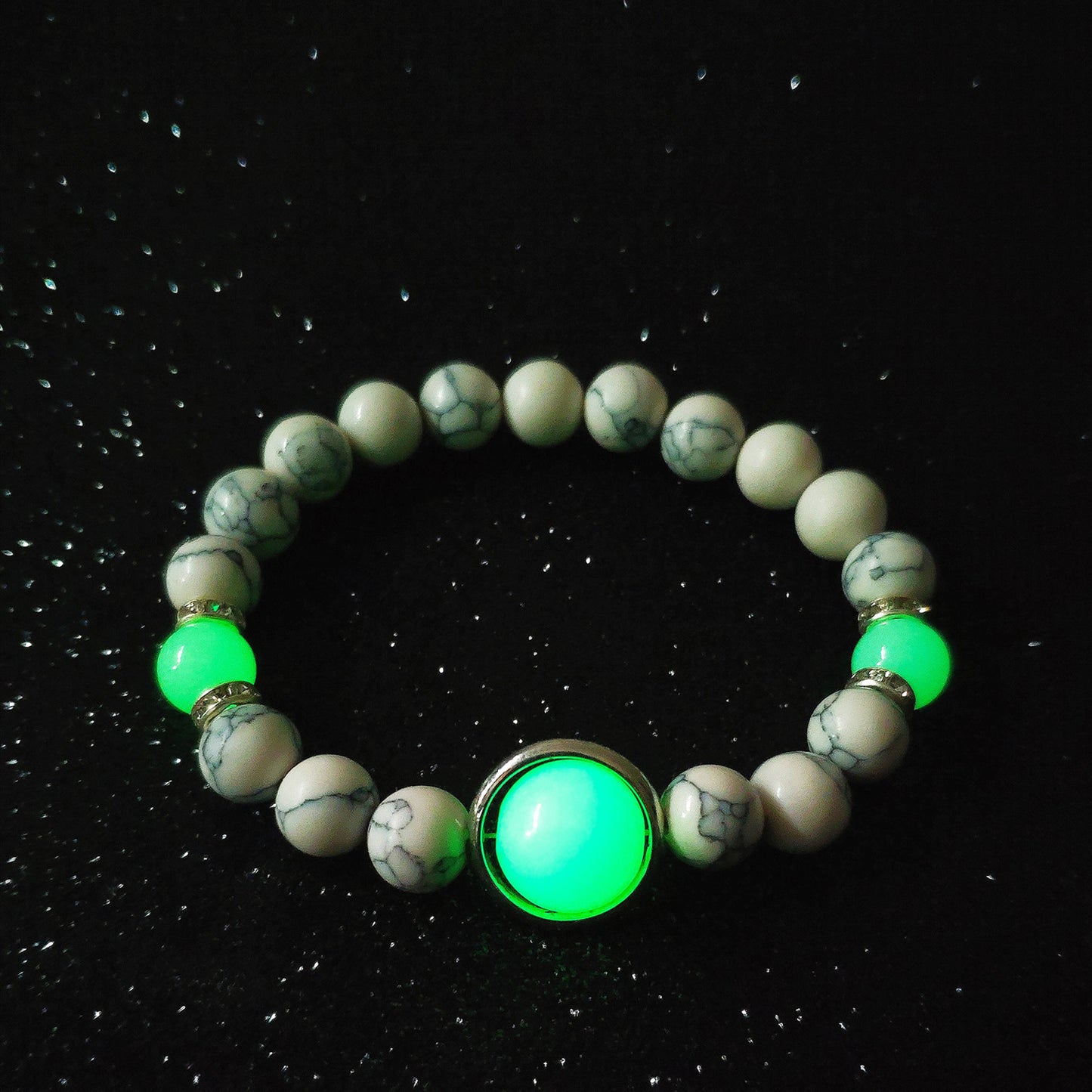 Luminous Galaxy Turquoise Bracelet