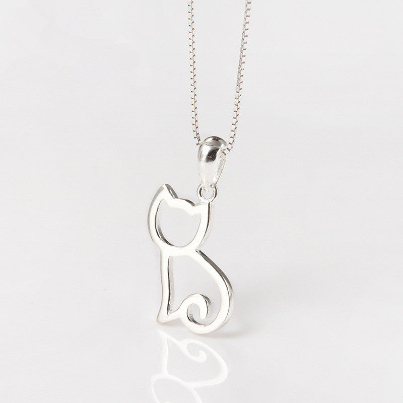 Pure Silhouette Cat Pendant
