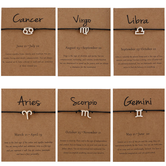 Zodiac Soul Cord Bracelet
