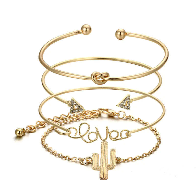 Charm Bracelet Set — Elegant Symbols of Meaning