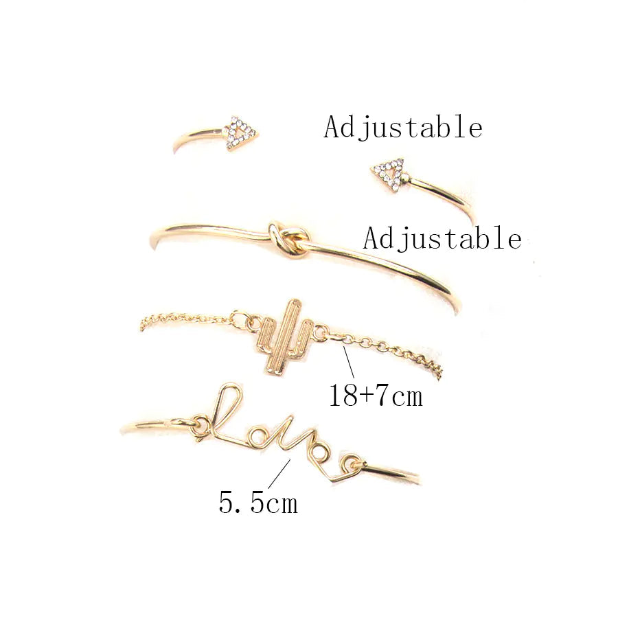 Charm Bracelet Set — Elegant Symbols of Meaning